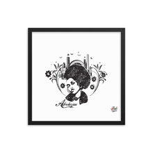Load image into Gallery viewer, afrodeziac mono print - framed wall art