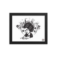 Load image into Gallery viewer, afrodeziac mono print - framed wall art