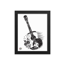 Load image into Gallery viewer, jimmy hendrix mono print - framed wall art