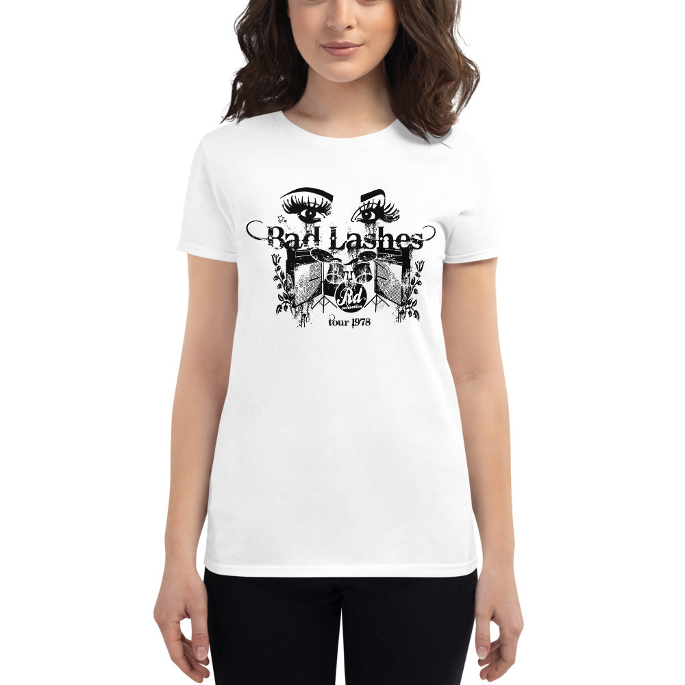 bad lashes 1978 band tour - short sleeve t-shirt