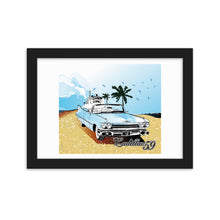 Load image into Gallery viewer, sky blue II cadillac 59 - framed matte wall art
