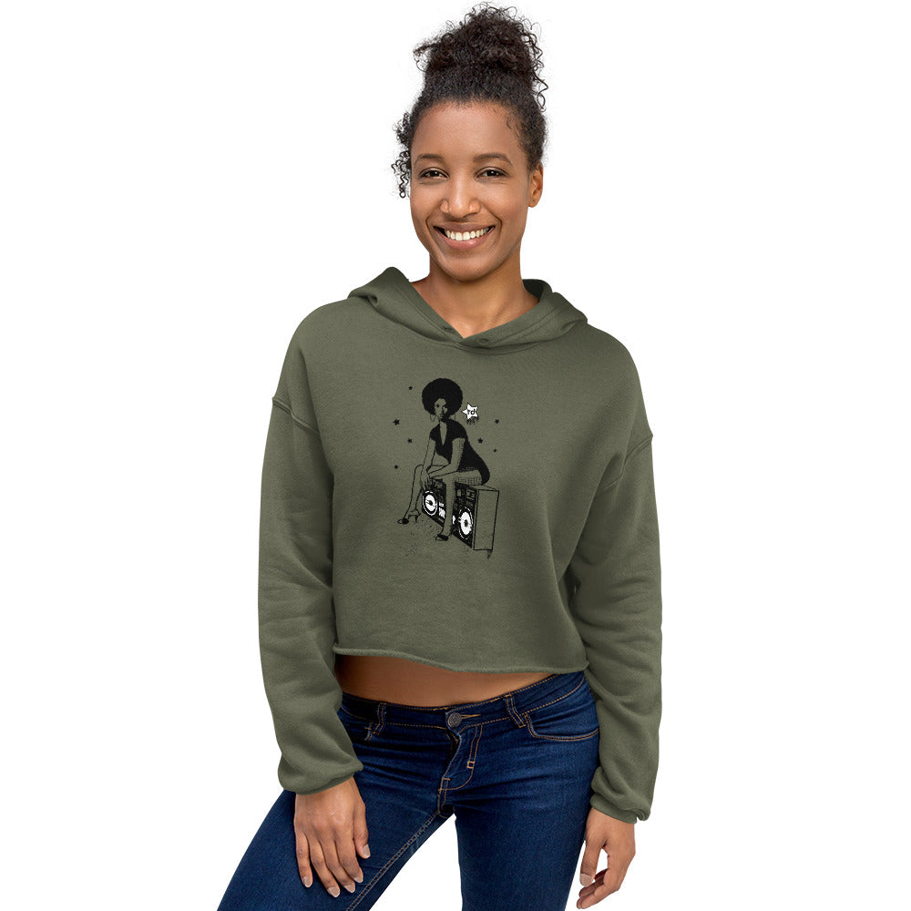 soulful - crop hoodie